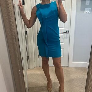 Calvin Klein size 8 bright blue dress.  Great condition.
